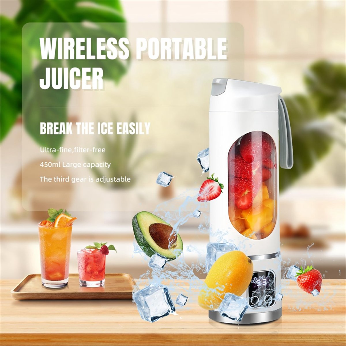 Portable Blender Usb Rechargeable - A20M USB Rechargeable Portable Blender 8