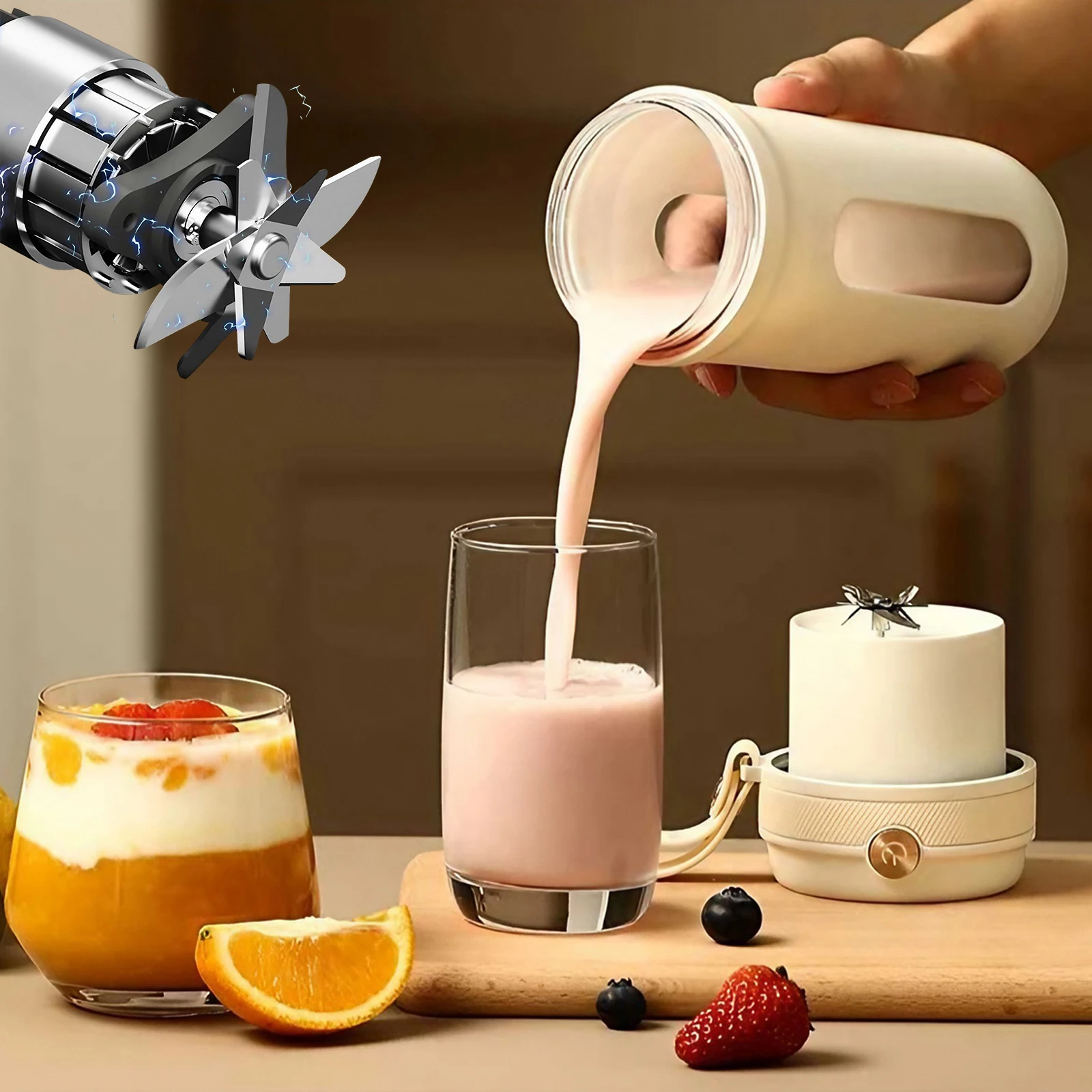 USB Rechargeable Electric Juic - огляд і ціна Portable Blender Usb Rechargeable